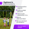 Комплекс уличный игровой с воротами UNIX KIDS 4 в 1 Yellow PL4IN1YL