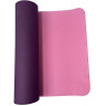 Коврик для йоги и фитнеса UNIX FIT двусторонний, 180 х 61 х 0,8 см, двуцветный, фиолетовый YMU8MMVT